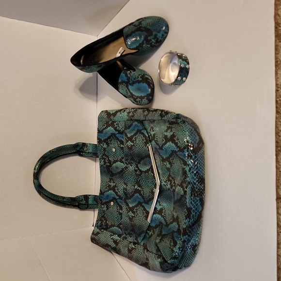 Mossimo 3 Piece Set, Bag, Bracelet. Shoes Size 8. - Picture 2 of 14